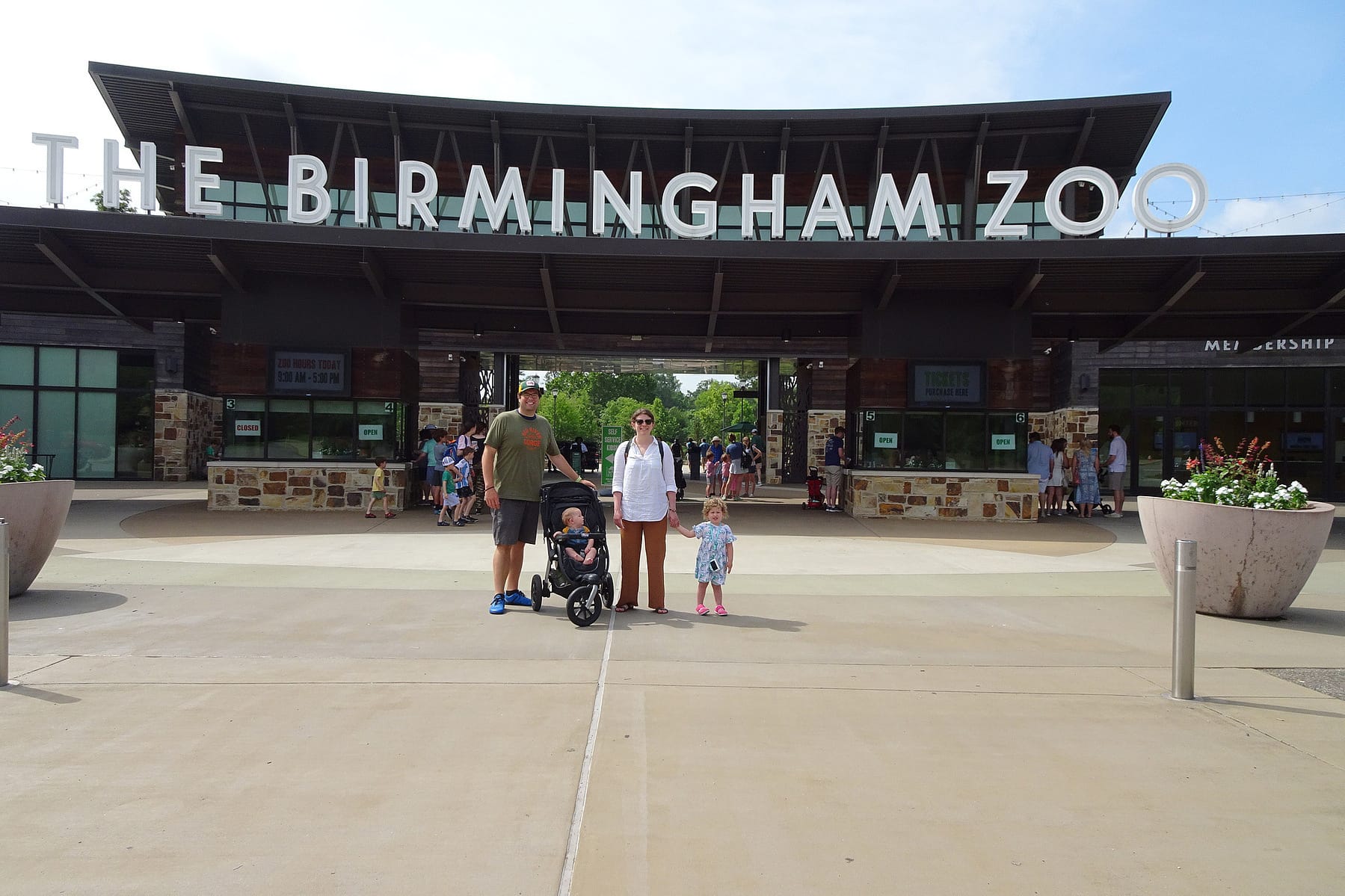 Birmingham Zoo on the way back from the beach