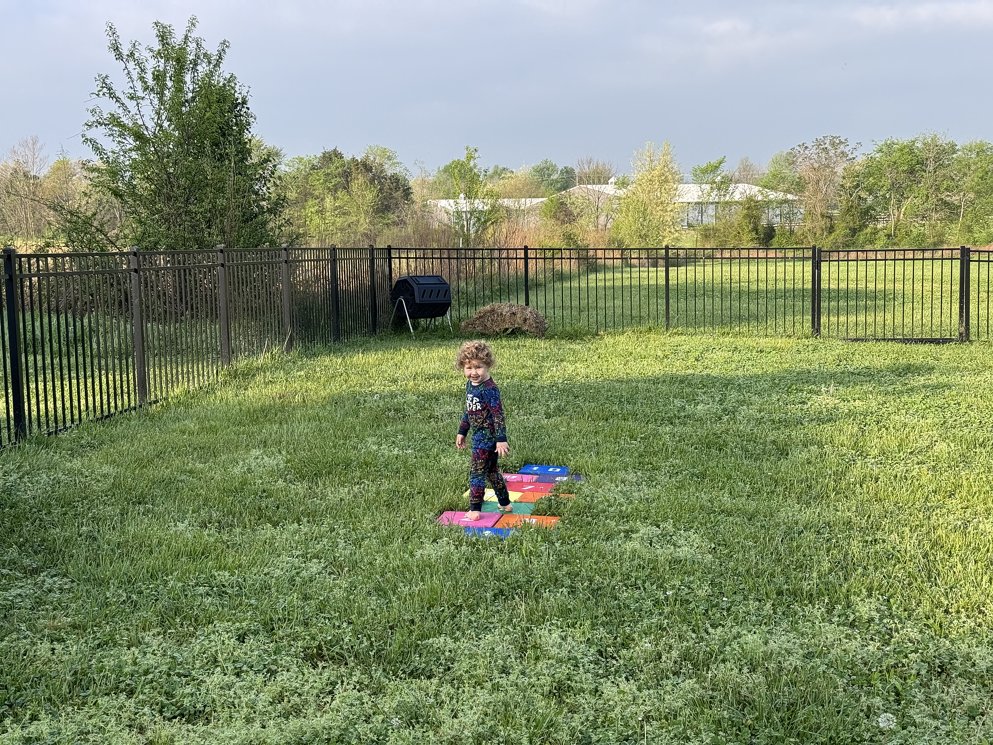 Started this morning with some outdoor time with the kiddos before work