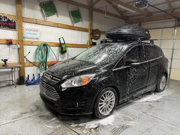 Bath time for the wife’s car 🧼