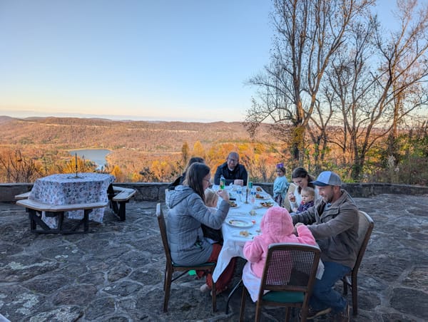 Celebrating love with happy families, good friends, & Kentucky views